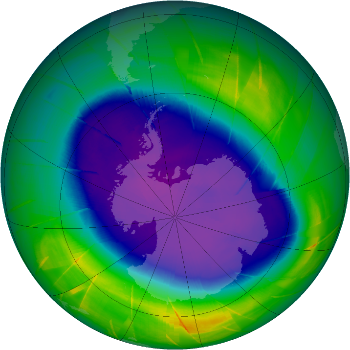 Ozone Map 2009-09-23